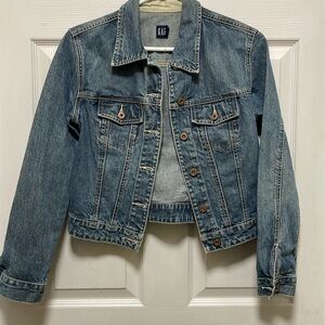 GAP | Denim | Fitted | Short | Jean Jacket | Blue | Size XS